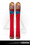 Dětské lyže Spongy červené 